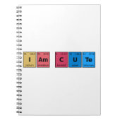 I am Cute Periodic Table Notizblock (Vorderseite)