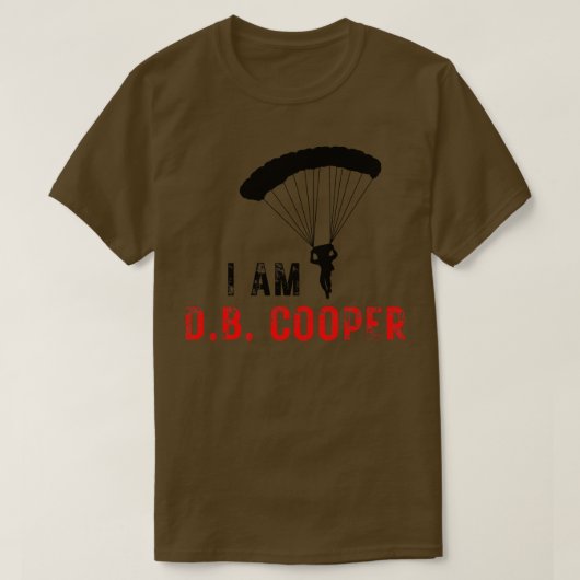 I AM DB Cooper 5 T-Shirt (Design vorne)