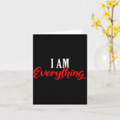 I Am Everything Valentine´s Day Love Couples Karte (Gelbe Blume)