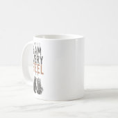 I Am Feel, I Am Very Feel, Boxing Motivation Quote Kaffeetasse (Vorderseite Links)