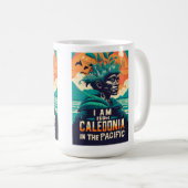 I am from Caledonia, Neukaledonien, Kanak Kaffeetasse (VorderseiteRechts)
