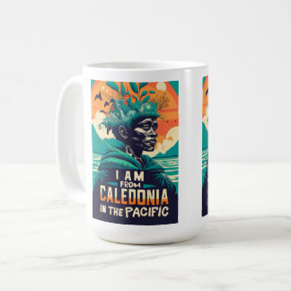 I am from Caledonia, Neukaledonien, Kanak Kaffeetasse
