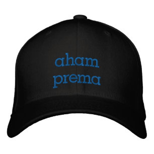 i am göttlichen Liebe aham prema mantra Blue Bestickte Baseballkappe