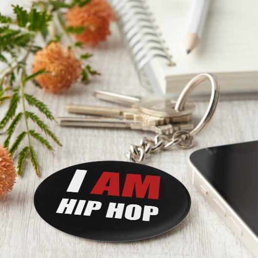 "I AM HIP HOP", RED BRIEF SCHLÜSSELANHÄNGER (Seite)