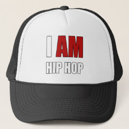 "I AM HIP HOP" RED LETTER TRUCKERKAPPE