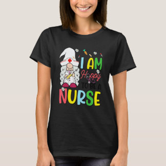 I Am Hoppy To Be A Nurse 2 Nurse Gnome Nurse Easte T-Shirt