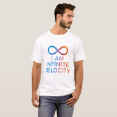 I AM Infinite Velocity – Quantum Energy Design T-Shirt (Vorne ganz)