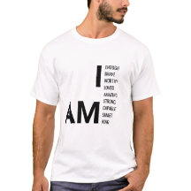 I AM King Motivational T-Shirt – Positive Affirmat