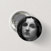 'I AM Lächeln' Bitchy Resting Face/ Goth/ Autismus Button (Vorne & Hinten)