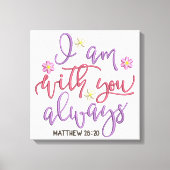 I Am- Leinwand (Glanz) (Vorderseite)