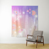 I am Magnetic, Motivational, Inspirational, Pink Wandteppich (Beispiel)