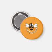 I Am Magnificent! Magnet - Orange Background (Vorderseite/Rückseite)