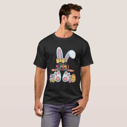 I am Mamma Bunny Easter Day Egg Women T-Shirt (Vorne ganz)