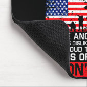 I Am Mpy Veteran I Served I Sacrificed I Don't Reg Mousepad (Ecke)