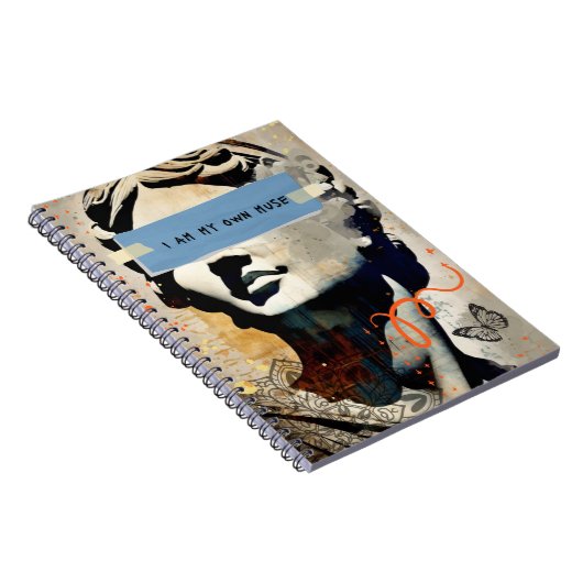 I Am My Own Muse | Notebook Journal Notizblock (Rechte Seite)