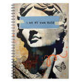 I Am My Own Muse | Notebook Journal Notizblock (Vorderseite)