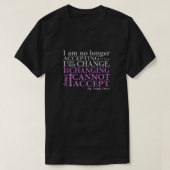 I am no longer accepting Fitted T-Shirt (Design vorne)