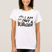 I am not a burger T-shirt (Vorderseite)