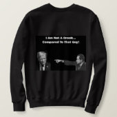 I Am Not A Crook Sweatshirt  (Design Rückseite)