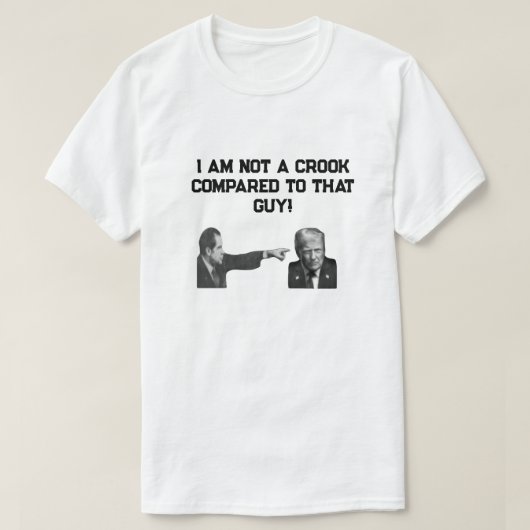 I Am Not  A Crook T-Shirt (Design vorne)