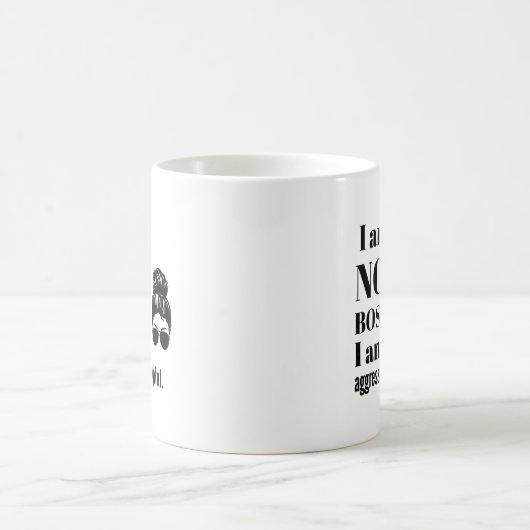 I am not Bossy Kaffeetasse (Mittel)