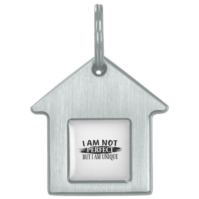 I am not perfect, but I am unique Tiermarke (Vorderseite)