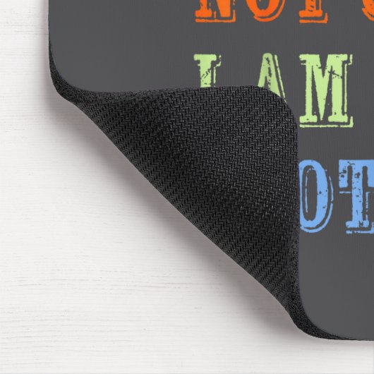 I Am Not Quiet I Am Plotting Funny Writing Quote Mousepad (Ecke)