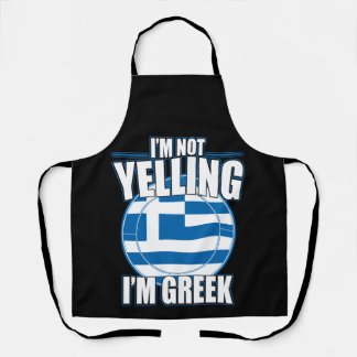 I Am Not Yelling I Am Greek T-Shirt Schürze