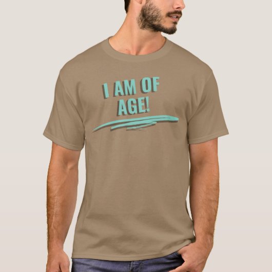 I AM OF AGE 70s family T-Shirt (Vorderseite)