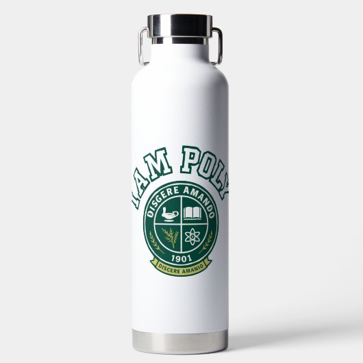 I AM POLY 32oz Water Bottle Trinkflasche (Vorderseite)
