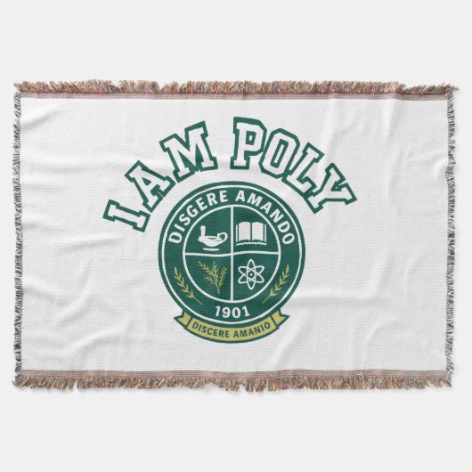 I AM POLY Throw Blanket Decke (Vorderseite)