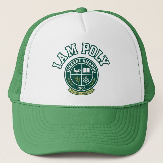 I AM POLY Trucker Hat Truckerkappe (Vorderseite)
