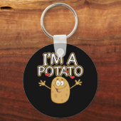 I am Potato Schlüsselanhänger (Vorderseite)