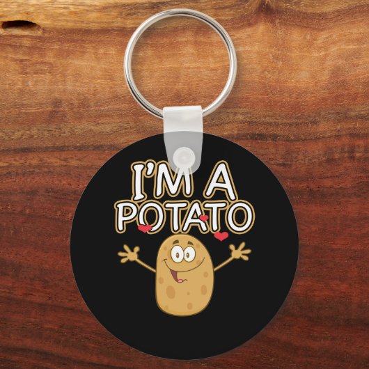 I am Potato Schlüsselanhänger (Vorderseite)