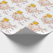 I Am Queen – Elegant Geschenkpapier (Ecke)