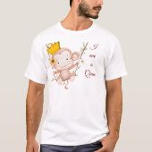 I Am Queen – Elegant T-Shirt (Vorderseite)
