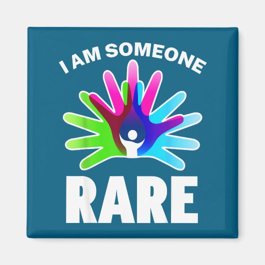 I Am Rare Disease Awareness Shirt - Rare Disease D Magnet (Vorne)