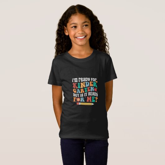 I am ready Kindergarten T-Shirt (Vorne ganz)
