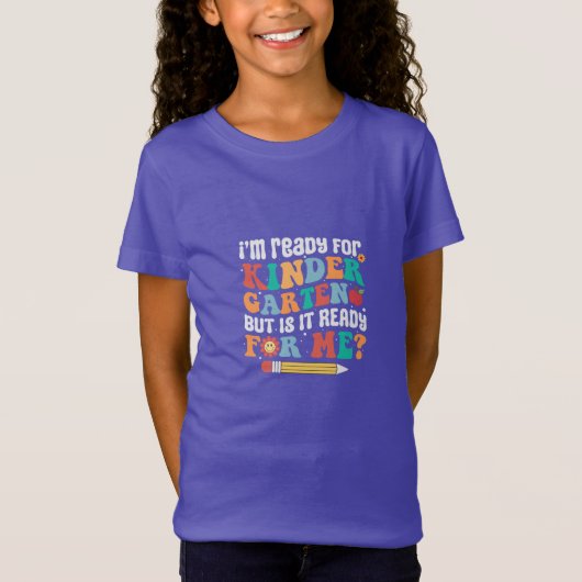 I am ready Kindergarten T-Shirt (Vorderseite)