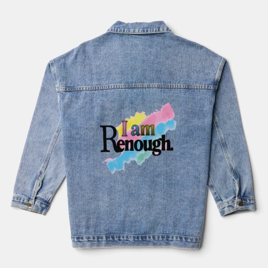 I Am Renough Jeansjacke (Rückseite)