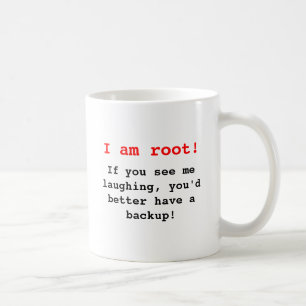 I am root! kaffeetasse