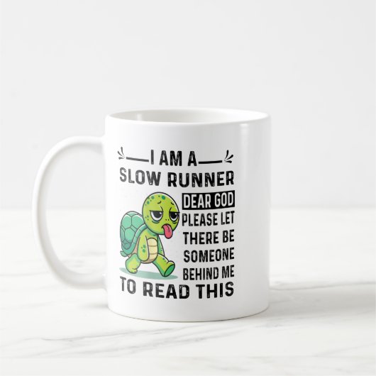 I Am Runner Dear God Please Let There Be Someone F Kaffeetasse (Links)