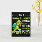 I Am Runner Dear God Please Let There Be Someone F Karte (Gelbe Blume)