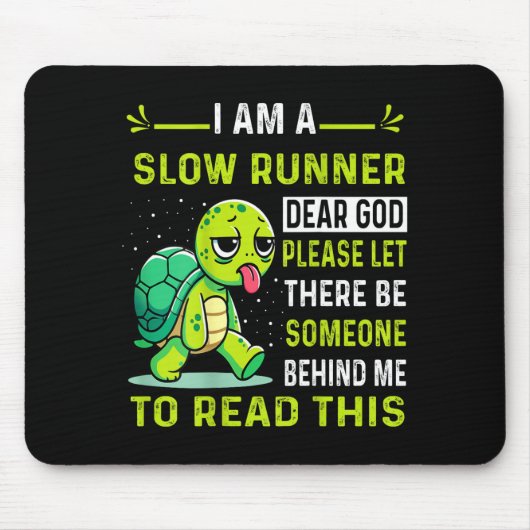 I Am Runner Dear God Please Let There Be Someone F Mousepad (Vorne)