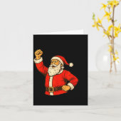 I Am Santifa Santa Claus Anti Fascism Christmas Au Karte (Gelbe Blume)