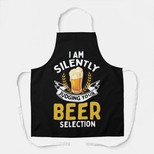 I Am Silently Judging Your Beer Selection Schürze (Vorderseite)