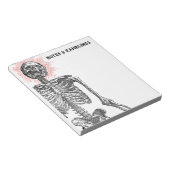 I am Skeleton! Notepad Notizblock (angewinkelt)