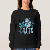 I Am Snow Cute Winter Snowman Christmas Sweatshirt (Vorderseite)