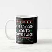 I Am So Good Santa Came Twice Couple Matching Chri Kaffeetasse (Links)