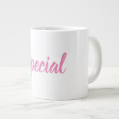 "I am... Special" Jumbo-Tasse (Vorderseite Rechts)